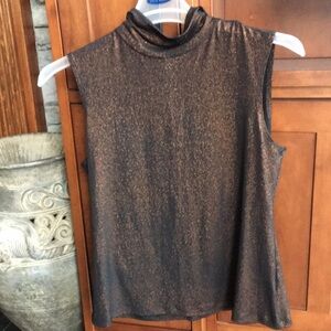 Laura Ashley Black/Copper Shirt